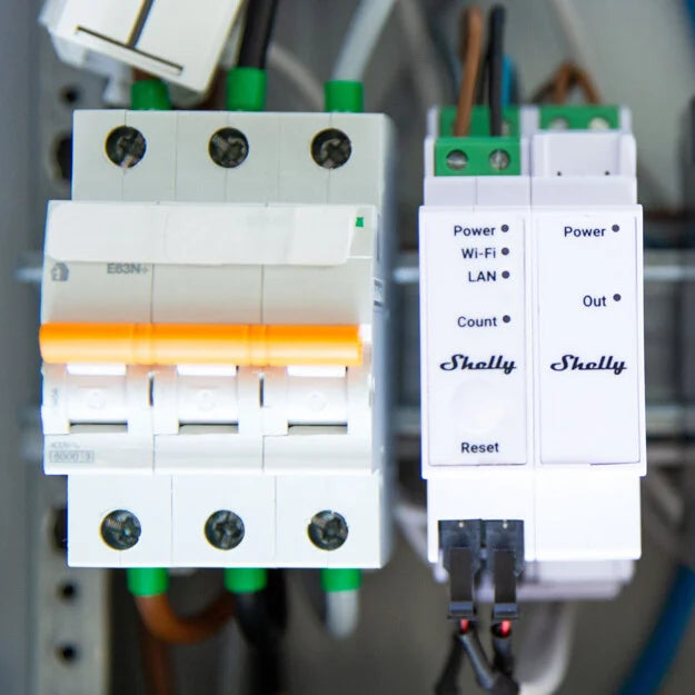 SHELLY Pro 3EM Switch Add-on Přídavný modul SHELLY Pro 3EM Switch Add-on Přídavný modul